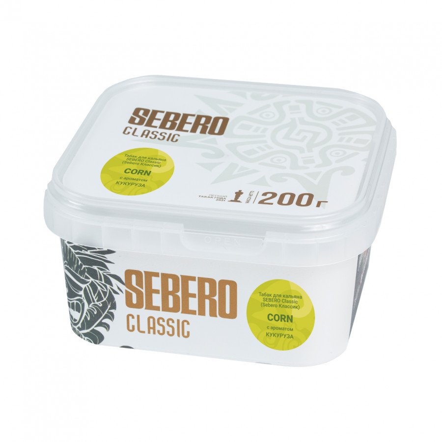 Фото и внешний вид — Табак для кальяна SEBERO 200г - Corn (Кукуруза)
