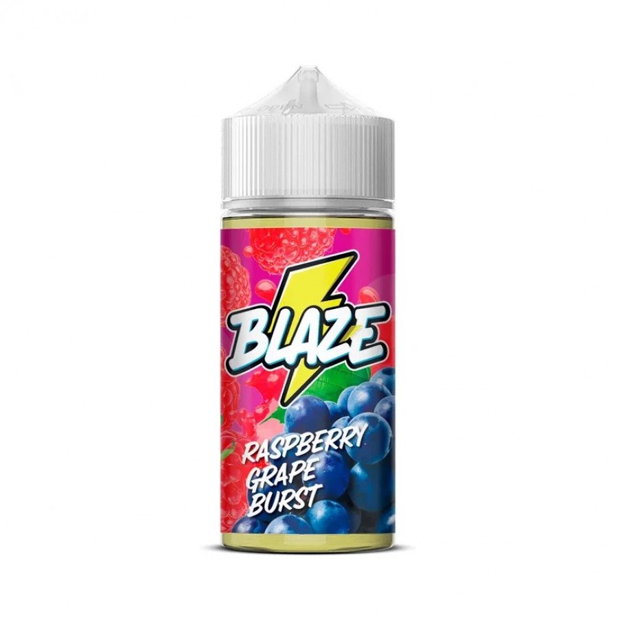 Фото и внешний вид — Жидкость BLAZE - Raspberry Grape Burst (Малина виноград) 100мл 3мг