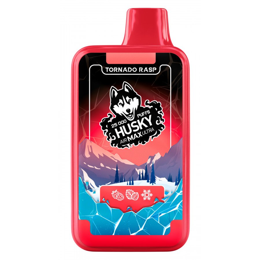 Фото и внешний вид — HUSKY ULTRA - Tornado Rasp (Малина Мята)