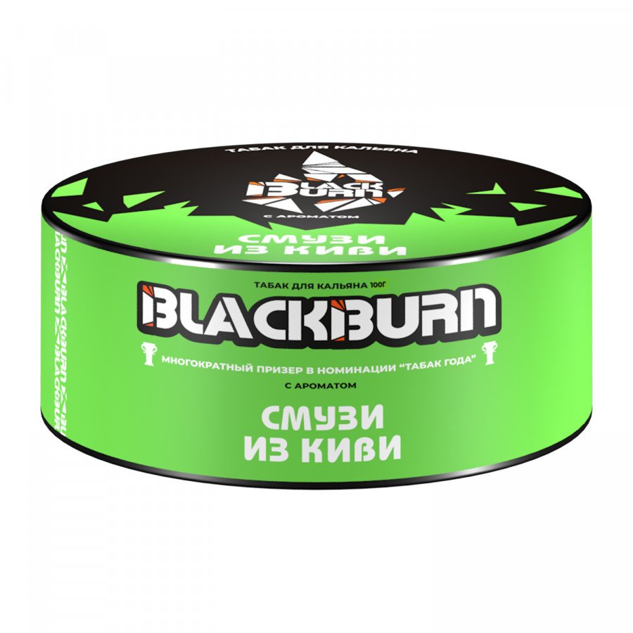 Фото и внешний вид — Табак для кальяна BLACK BURN 100г - Смузи из Киви