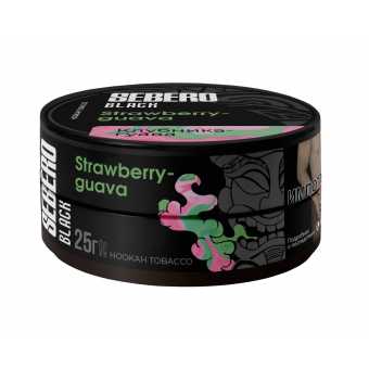 Табак для кальяна SEBERO BLACK 25г - Strawberry Guava (Клубника гуава)