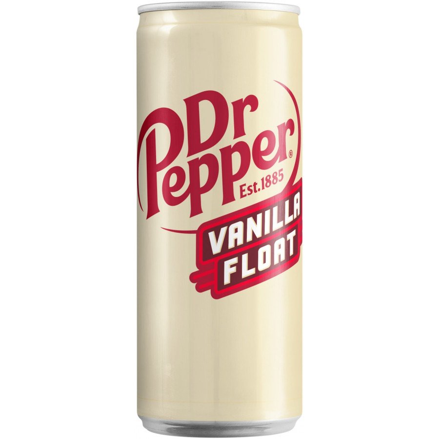 Фото и внешний вид — Dr. Pepper Vanilla Float (Др. Пеппер Ванилла Флот) 330мл