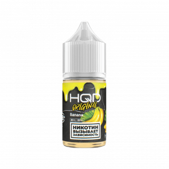 Жидкость HQD ORIGINAL SALT - Banana (Банан) 30мл strong