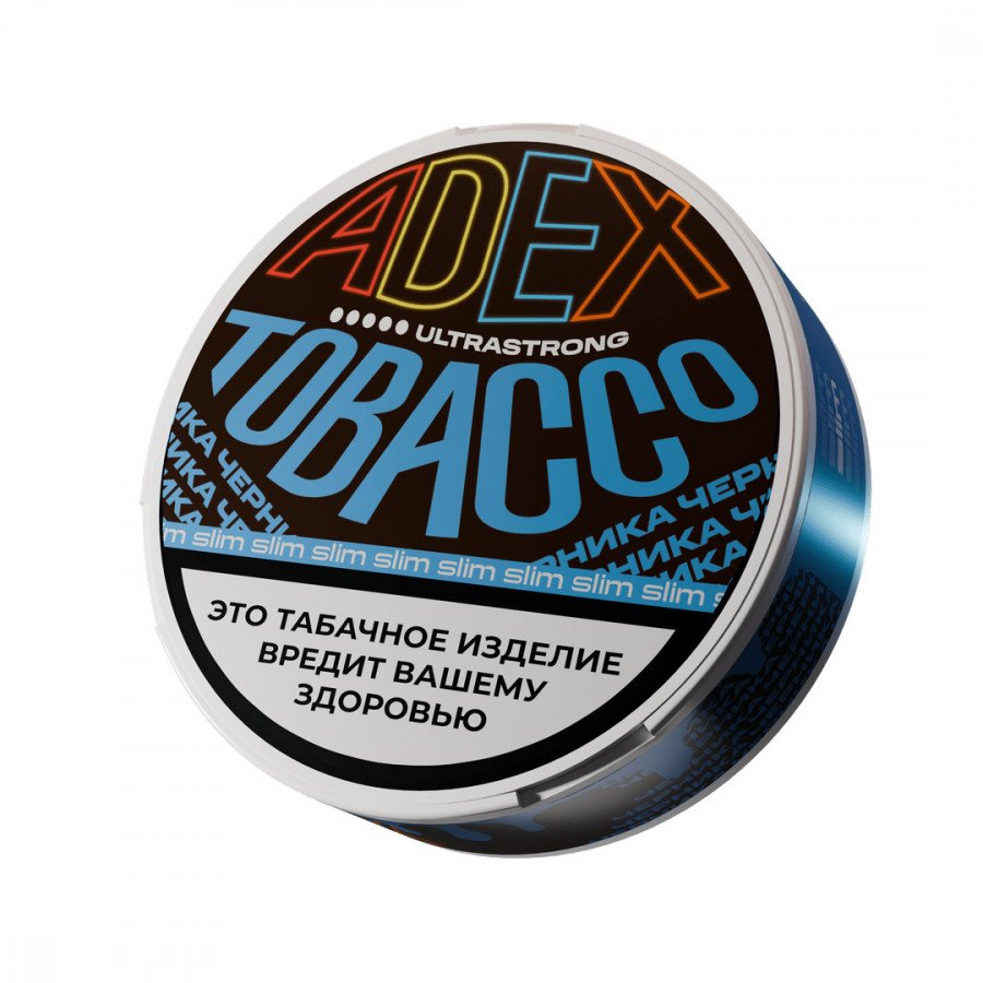 Фото и внешний вид — Табак ADEX - Черника ультрастронг слим 9г