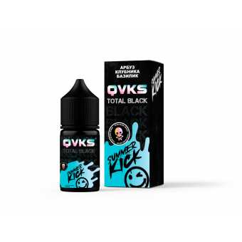 Жидкость QVKS BLACK - Арбуз Клубника Базилик 30мл 20мг