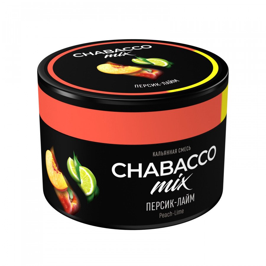Фото и внешний вид — Смесь для кальяна Chabacco 40г medium - Peach Lime (Персик лайм)
