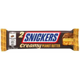 Батончик Snickers Creamy Peanut Butter Single 36,5гр