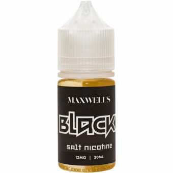 Жидкость MAXWELLS SALT - Black (Табак) 30мл 12мг
