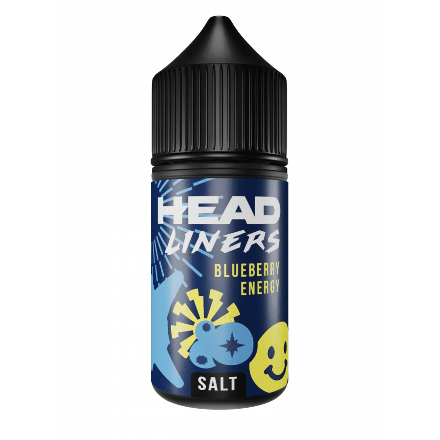 Фото и внешний вид — Жидкость HEADLINERS SALT - Blueberry Energy (Черничный Энергетик) 30мл 20мг