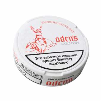 Табак ODEN'S - Cold Extreme White Dry Mini 9г (Швеция)