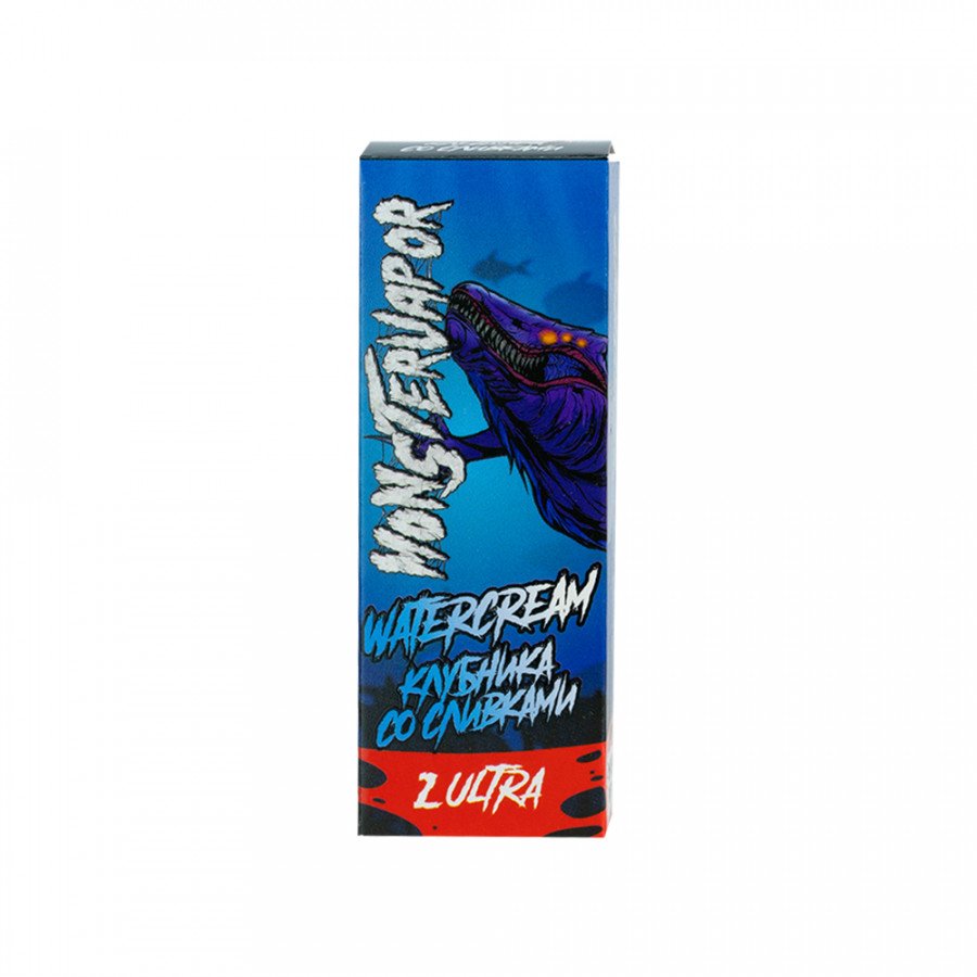 Фото и внешний вид — Жидкость MONSTERVAPOR SALT - Watercream (Клубника со сливками) 30мл strong