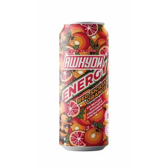 Энергетический напиток АШКУDИ Energy - Red Sicilian Orange (Красный Сицилийский Апельсин) 450мл