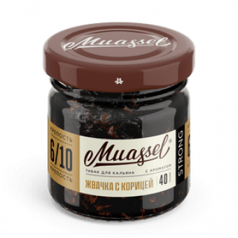 Табак для кальяна MUASSEL (6/10) 40гр - Жвачка с Корицей