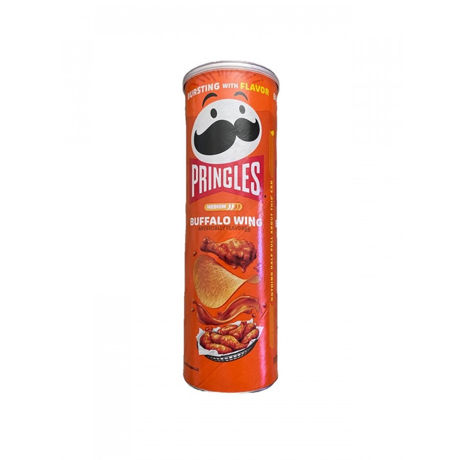 Фото и внешний вид — Pringles - Buffalo Chicken Wings 165г (19шт/уп)