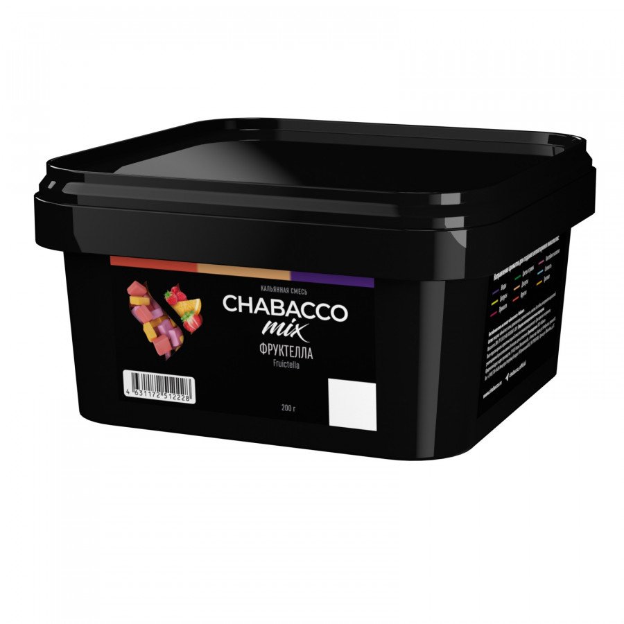 Фото и внешний вид — Смесь для кальяна Chabacco 200г medium - Fruictella (Фруктелла)