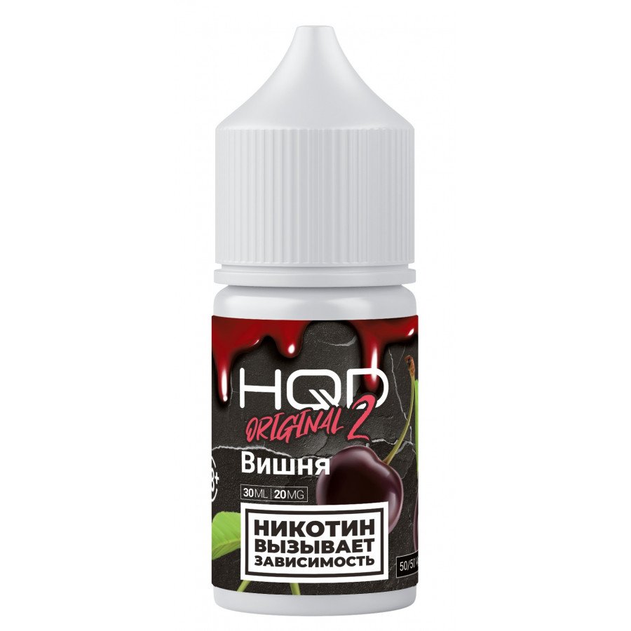 Фото и внешний вид — Жидкость HQD V2 ORIGINAL SALT - Cherry (Вишня) 30мл strong