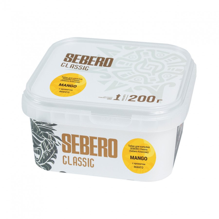 Фото и внешний вид — Табак для кальяна SEBERO 200г - Mango (Манго)