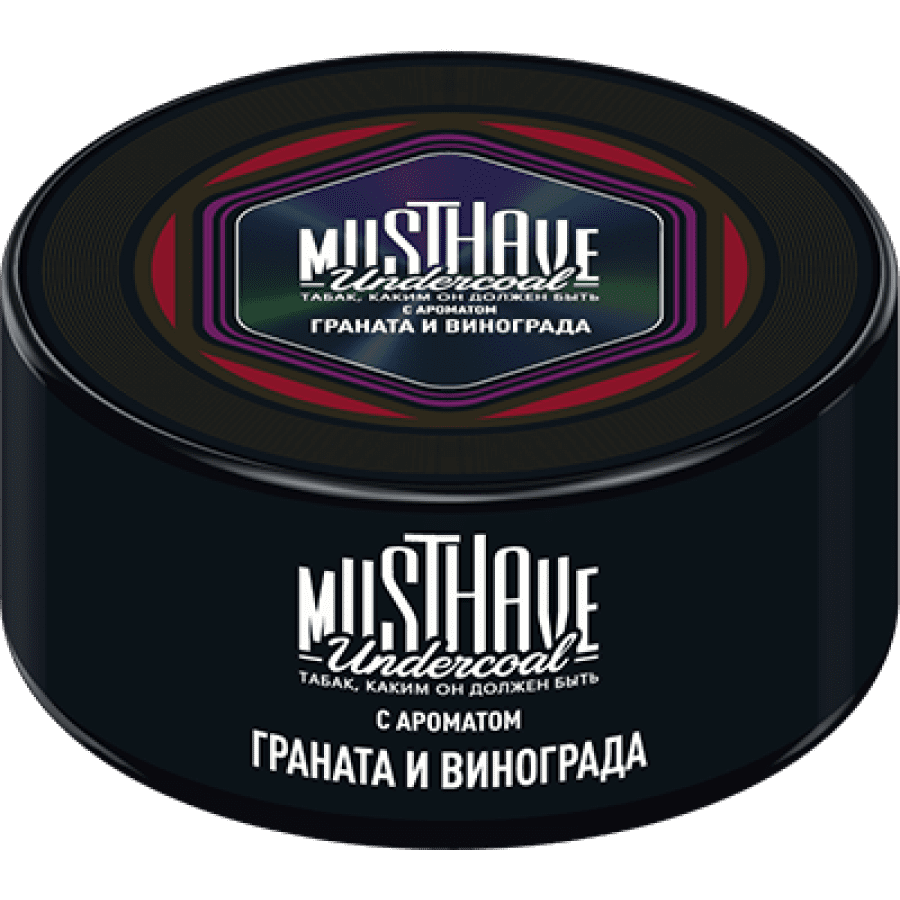 Фото и внешний вид — Табак для кальяна MUST HAVE 25г - с ароматом Граната и Винограда