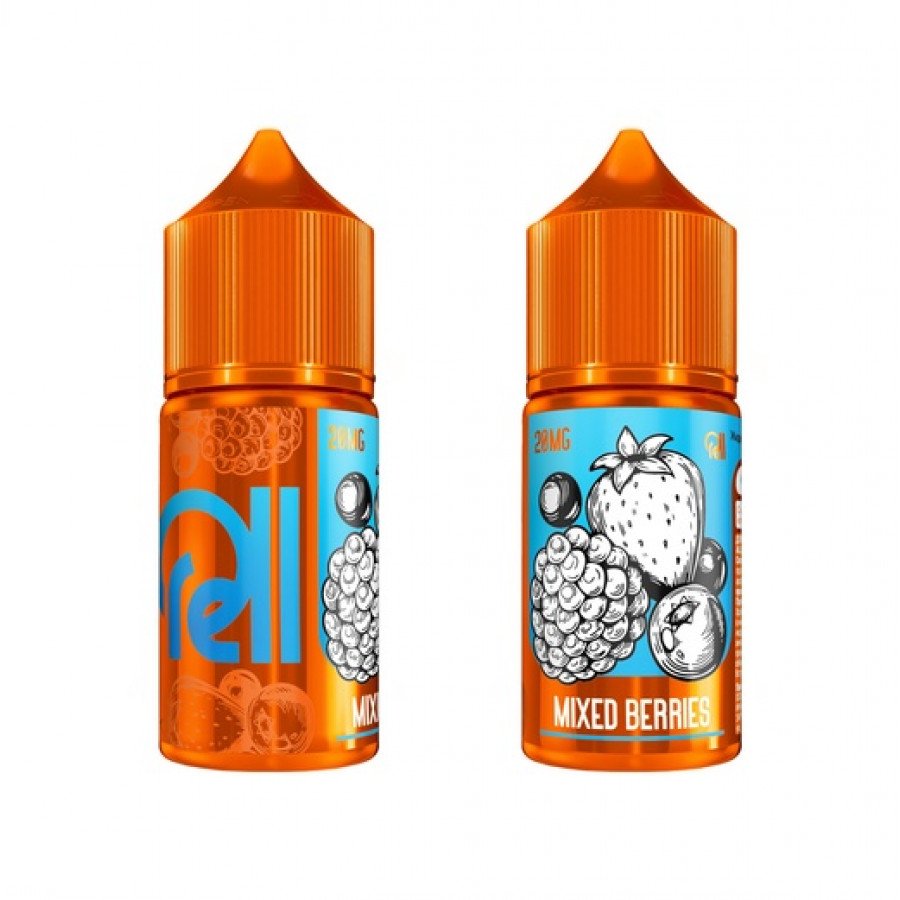 Фото и внешний вид — Жидкость RELL ORANGE SALT - Mixed Berries (Ягодный микс) 30мл 20мг