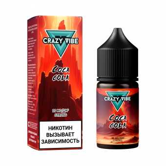 Жидкость CRAZY VIBE SALT - Coca Cola (Кола) 30мл strong