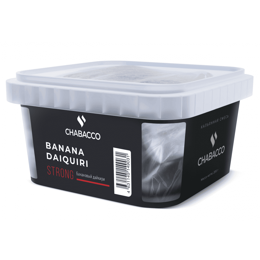 Фото и внешний вид — Смесь для кальяна Chabacco 200г strong - Banana Daiquiri (Банановый Дайкири)