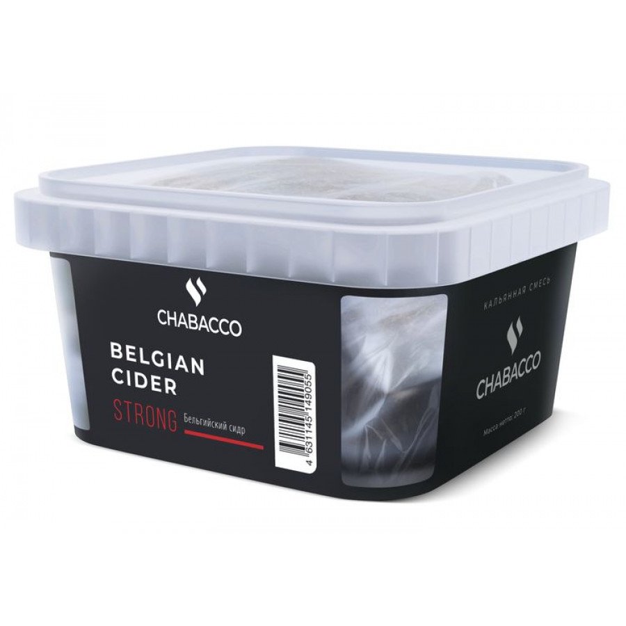 Фото и внешний вид — Смесь для кальяна Chabacco 200гр strong - Belgian Cider (Бельгийский сидр)