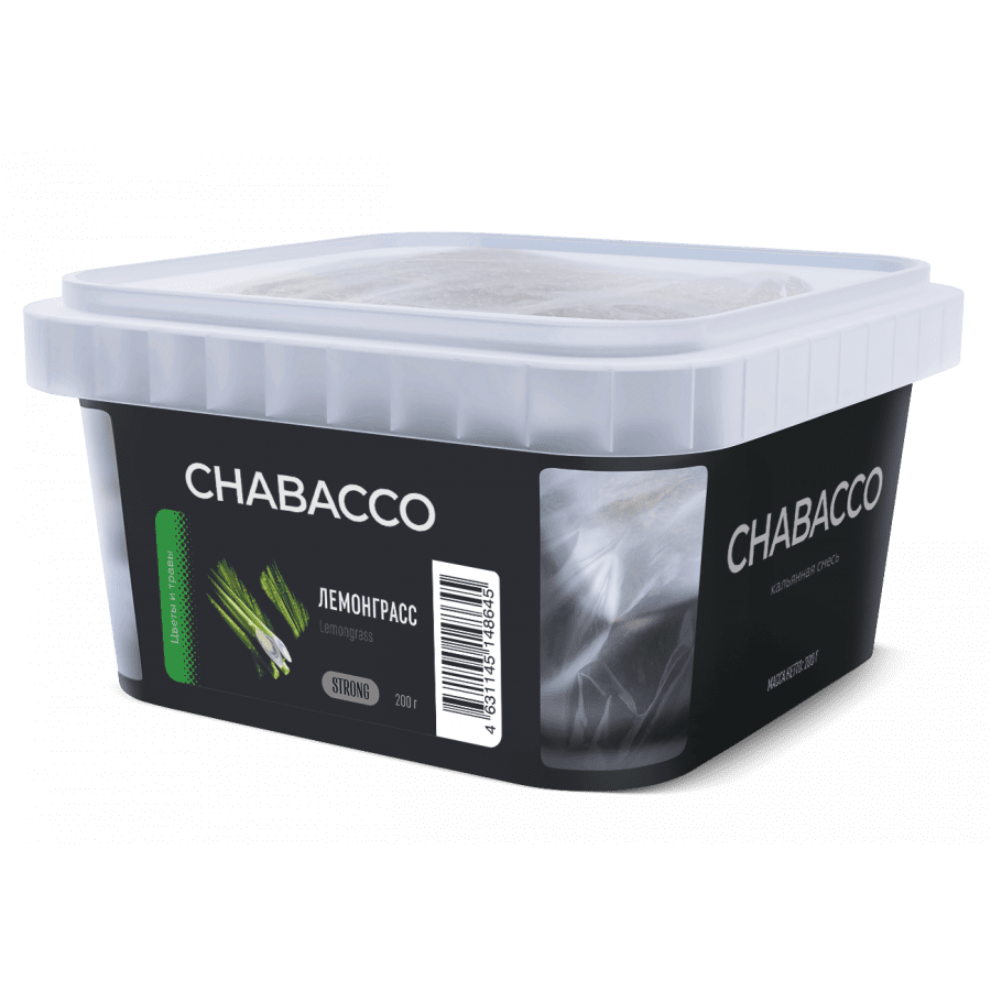 Фото и внешний вид — Смесь для кальяна Chabacco 200г strong - Lemongrass (Лемонграсс)