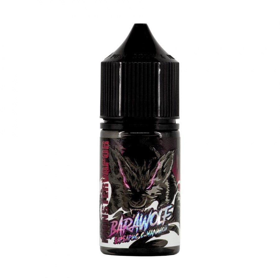 Фото и внешний вид — Жидкость MONSTERVAPOR SALT - Barawolf (Барбарис с малиной) 30мл 20мг