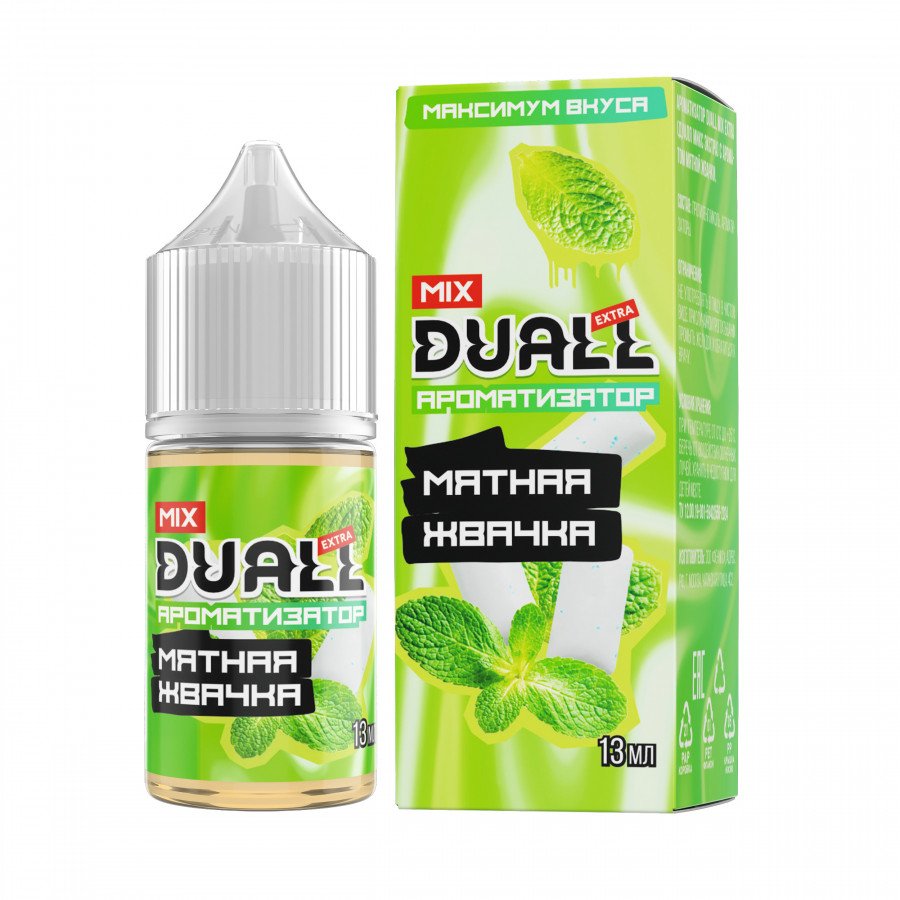 Фото и внешний вид — Конструктор DUALL MIX EXTRA - Мятная Жвачка 30мл 0мг