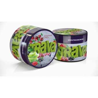 Смесь для кальяна TRAVA 40гр - Зеленое яблоко, вишня, смородина