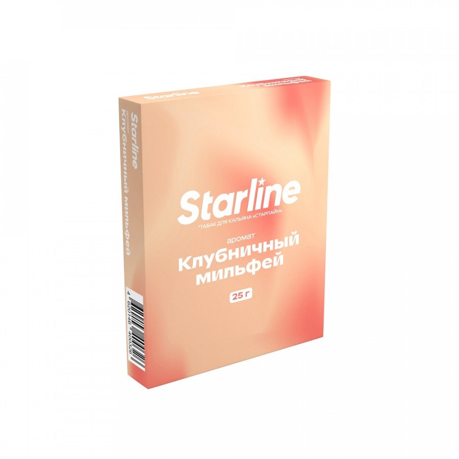 Фото и внешний вид — Табак для кальяна Старлайн (Клубничный мильфей), 25 г