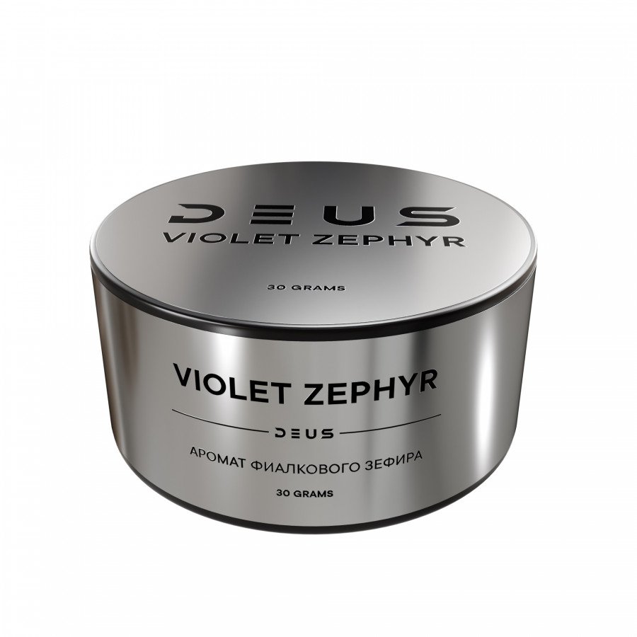 Фото и внешний вид — Табак для кальяна DEUS 30г - Violet Zephyr (Фиалковый зефир)