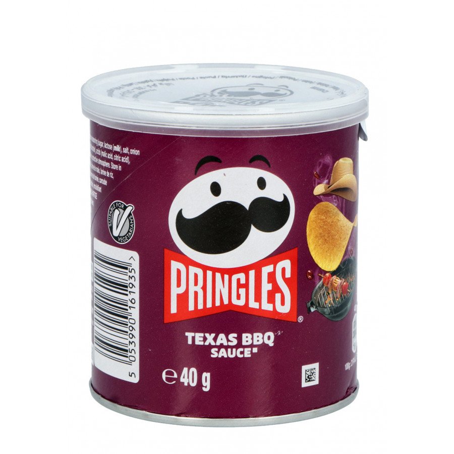 Фото и внешний вид — Принглс BBQ Texas Sauce 40гр (12шт/уп)