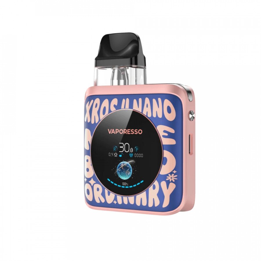 Фото и внешний вид — Комплект VAPORESSO XROS 4 NANO - Word-pop Blue (1350мАч, 3мл, 30Вт)