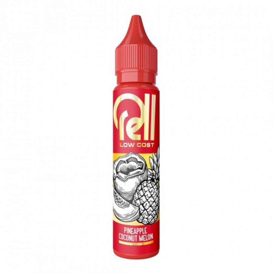 Фото и внешний вид — Жидкость RELL RED SALT - Pineapple Coconut Melon (Ананас кокос дыня) 30мл 20мг